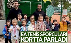 EA Tenis Akademisi sporcuları kortta parladı