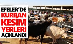 Efeler’de kurban kesim yerleri açıklandı