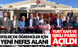 Efeler’de öğrenciler için yeni nefes alanı: Yurt Kafe ve Işıklı Parkı açıldı