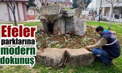 Efeler’de parklar yenileniyor, yeşil alanlar canlanıyor