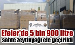 Efeler’de sahte zeytinyağı operasyonu