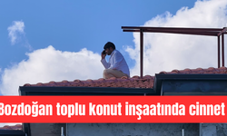 Bozdoğan toplu konut inşaatında cinnet