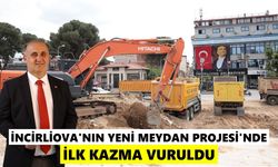 İncirliova'nın Yeni Meydan Projesi'nde ilk kazma vuruldu