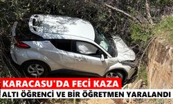Karacasu'da feci kaza: Altı öğrenci ve bir öğretmen yaralandı