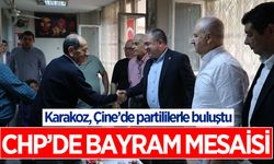 CHP Milletvekili Karakoz, Çine'de partililerle bayramlaştı