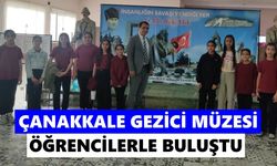 Kuyucak'ta Çanakkale Gezici Müzesi öğrencilerle buluştu