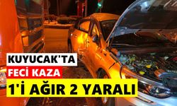 Kuyucak'ta feci kaza: 1'i ağır 2 yaralı