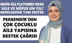 Mehir Aile Platformu’ndan ‘Aile ve Nüfus On Yılı’ genelgesine tam destek