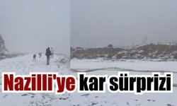 Nazilli Mayıs ayında beyaza büründü