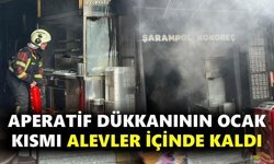 Nazilli Uzun Çarşı'da yangın paniği