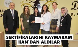 Nazilli’de anne adaylarına sertifika töreni