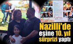 Nazilli’de aşk dev ekrana yansıdı