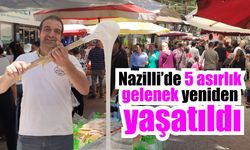 Nazilli'de gencer pazarı geleneği sürüyor