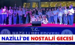 Nazilli’de 80’ler ve 90’lar şarkılarıyla meydan coştu