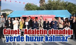 Silivri’den mesaj gönderen Günel ekonomik krize dikkat çekti