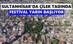 Sultanhisar'da çilek tadında festival yarın başlıyor