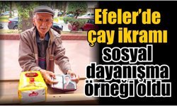 Ücretsiz çay uygulaması Aydın’da gönüllü desteğe dönüştü