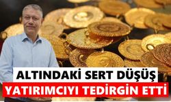 Altındaki sert düşüş yatırımcıyı tedirgin etti