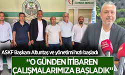 Aydın ASKF Başkanı Altuntaş ve yönetimi, göreve başladı