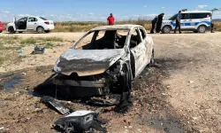 Tartıştığı eşinin otomobilini yaktı