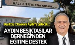 Aydın Beşiktaşlılar Derneği'nden eğitime destek
