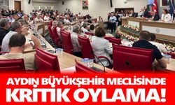 Aydın Büyükşehir Meclisinde kritik oylama!