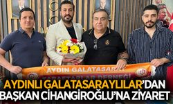 Aydınlı Galatasaraylılar'dan MHP İl Başkanı Cihangiroğlu'na ziyaret