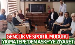 Aydın Gençlik ve Spor İl Müdürü Yığmatepe’den ASKF’ye ziyaret