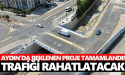 Aydın’da beklenen proje tamamlandı! Trafiği rahatlatacak