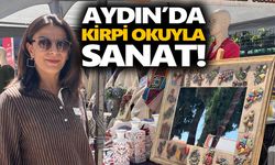 Aydın’da kirpi okuyla sanat!