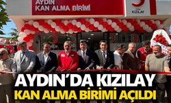Aydın’da Kızılay Kan Alma Birimi açıldı