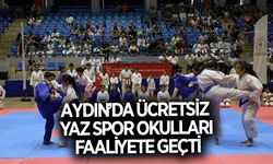 Aydın ve ilçelerinde ücretsiz yaz spor okulları faaliyete başladı