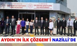 Aydın'ın ilk ÇÖZGEM'i Nazilli'de