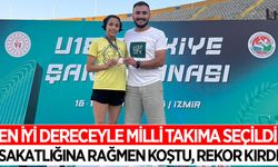 Aydınlı atlet, kariyerinin en iyi derecesiyle Milli Takıma seçildi