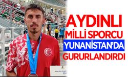 Milli sporcu Özcan, Yunanistan’da bayrağımızı dalgalandırdı