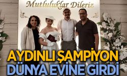 Aydınlı dünya şampiyonu Berkay Uslu, mutluluğa "evet" dedi