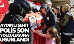 Aydınlı şehit polis son yolculuğuna uğurlandı