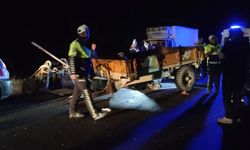 Aynı aileyi vuran kaza: Dede hayatını kaybetti, oğlu ve torunu yaralandı