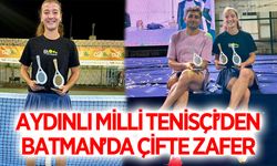 Aydınlı milli tenisçi Akyol’dan Batman’da çifte başarı
