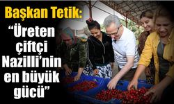 Başkan Tetik kiraz üreticileriyle buluştu