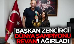 Başkan Zencirci, dünya şampiyonunu ağırladı