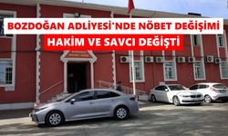 Bozdoğan Adliyesi’nde nöbet değişimi