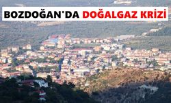 Bozdoğan'da doğalgaz krizi