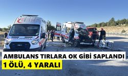Can taşıyan ambulans ölümle çarpıştı: 1 kişi öldü, 4 kişi yaralandı
