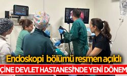 Çine Devlet Hastanesi’nde yeni dönem: Endoskopi birimi açıldı
