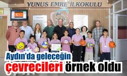 Efeler’de minik çevreciler ödüllendirildi