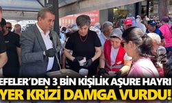 Efeler’den 3 bin kişilik aşure hayrı: Yer krizi damga vurdu!