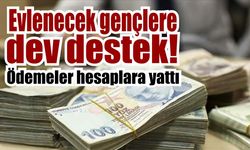Evlilik yolundaki gençlere milyarlık destek