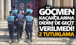 Göçmen kaçakçılarına Didim’de geçit verilmedi! 2 tutuklama