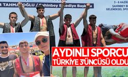 Aydınlı sporcu Gaziantep'te gururlandırdı